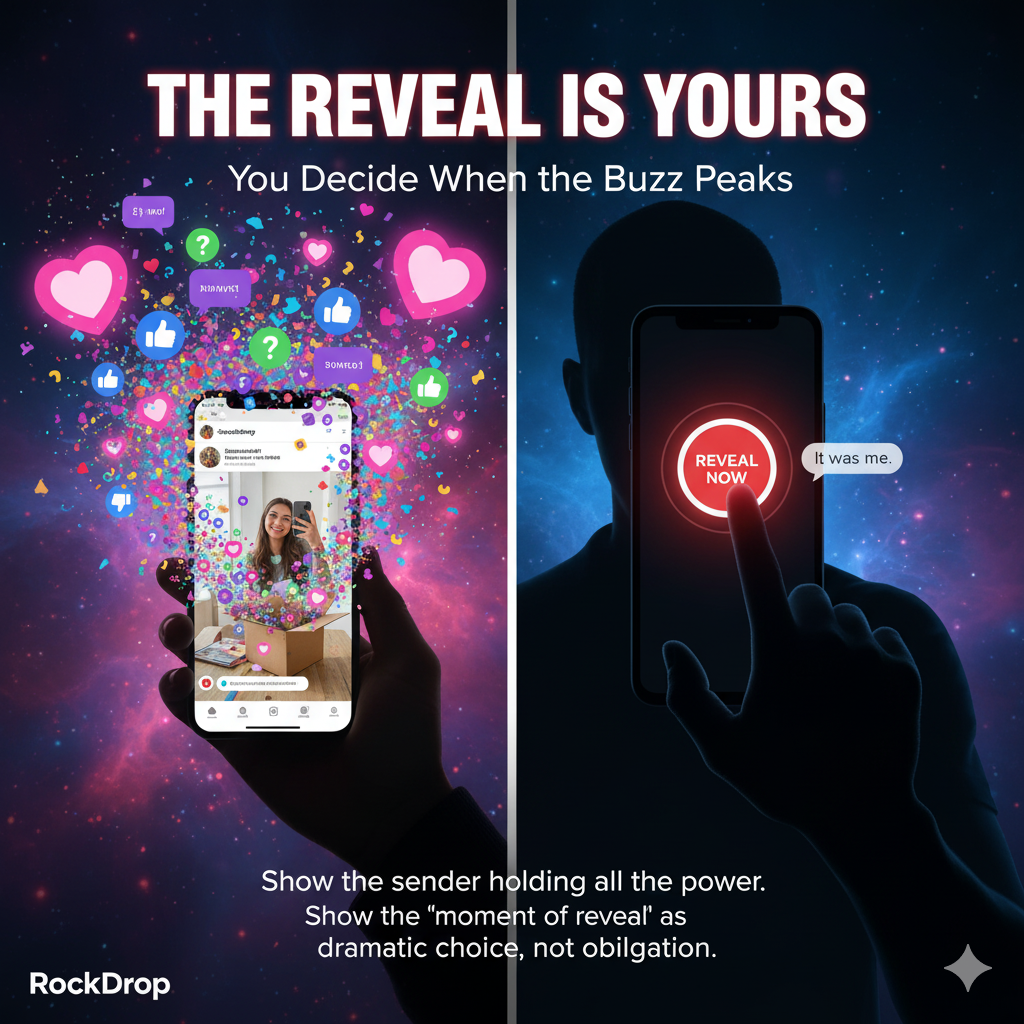 RockDrop REVEAL: Premium Viral Gag Gift Box | The Ultimate Social Strategy Kit